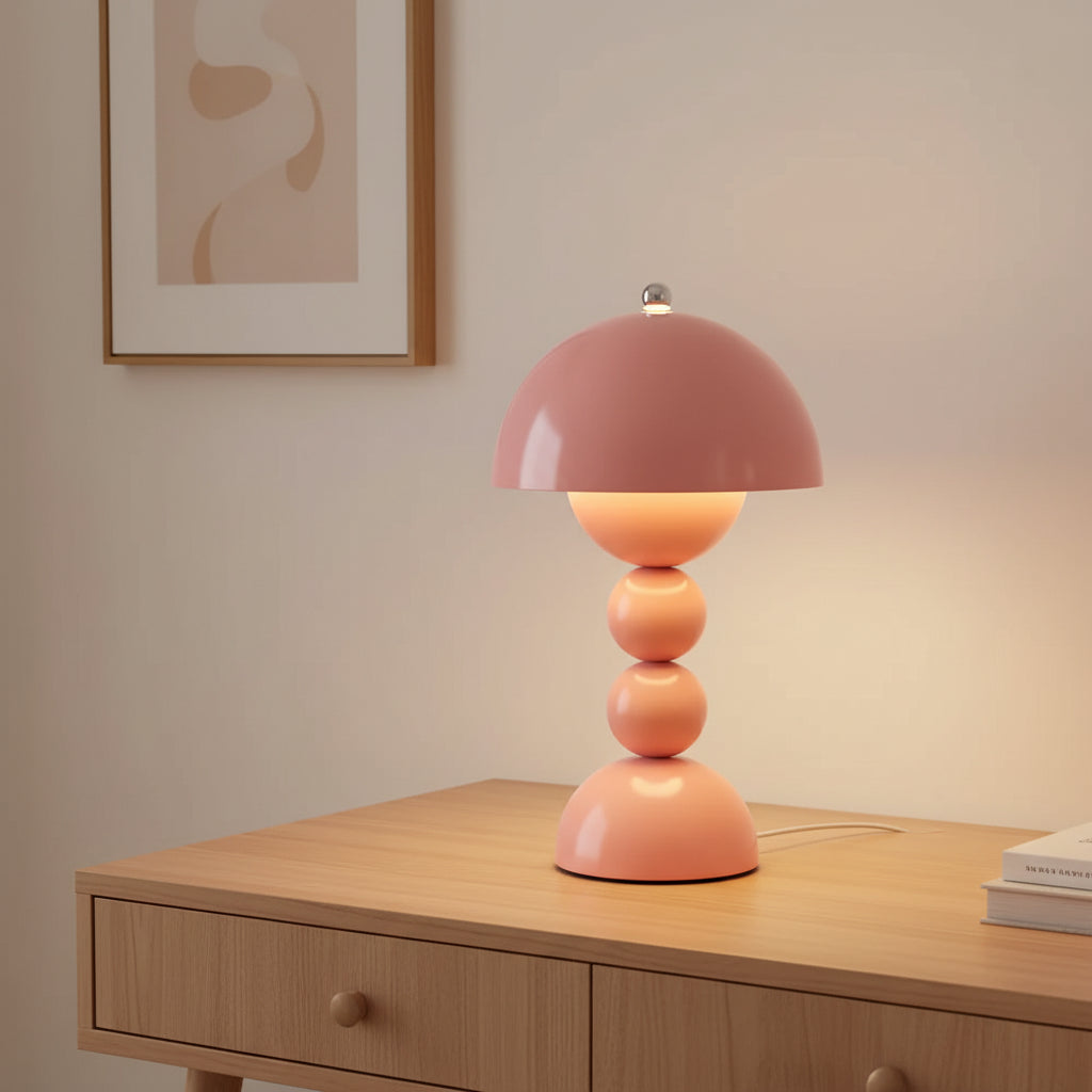 Nordic Touch LED Table Lamp 3-Color Dimming 16 X 16 X H28 cm