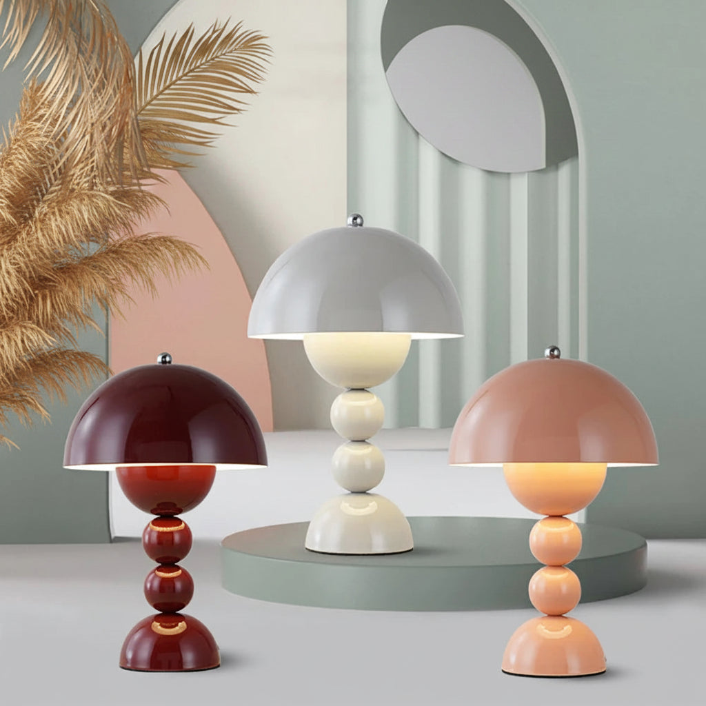 Nordic Touch LED Table Lamp 3-Color Dimming 16 X 16 X H28 cm