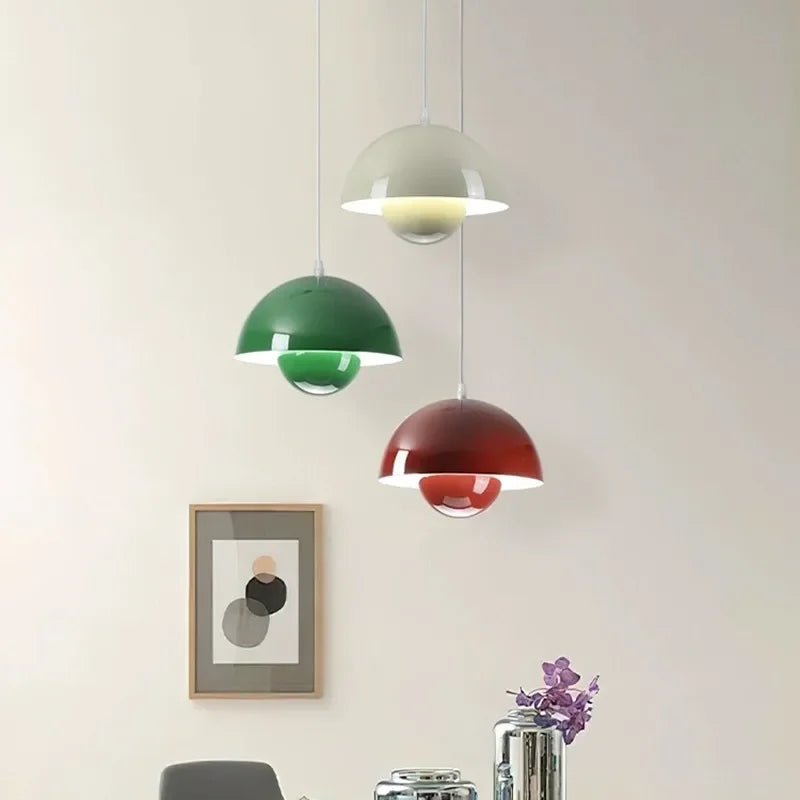 23cm Bud Shape Multi-Color Pendant Chandelier