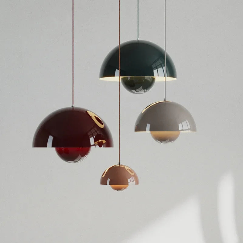 23cm Bud Shape Multi-Color Pendant Chandelier