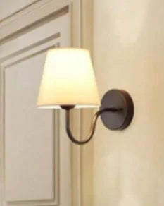 Nordic Fabric Shade E27 Wall Sconce Lamp B 17cm X W25cm X H23cm