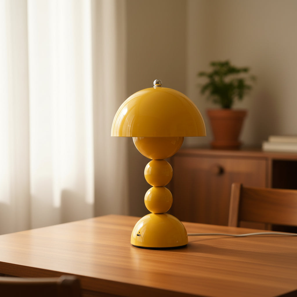 Nordic Touch LED Table Lamp 3-Color Dimming 16 X 16 X H28 cm