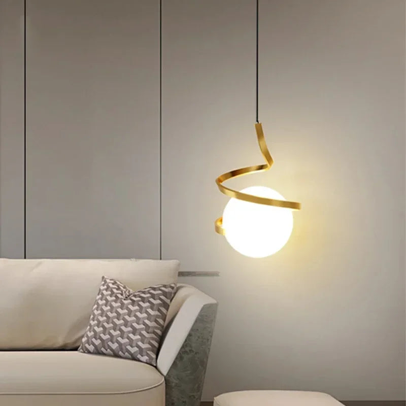 Nordic LED Bedside Hanging Pendant Light