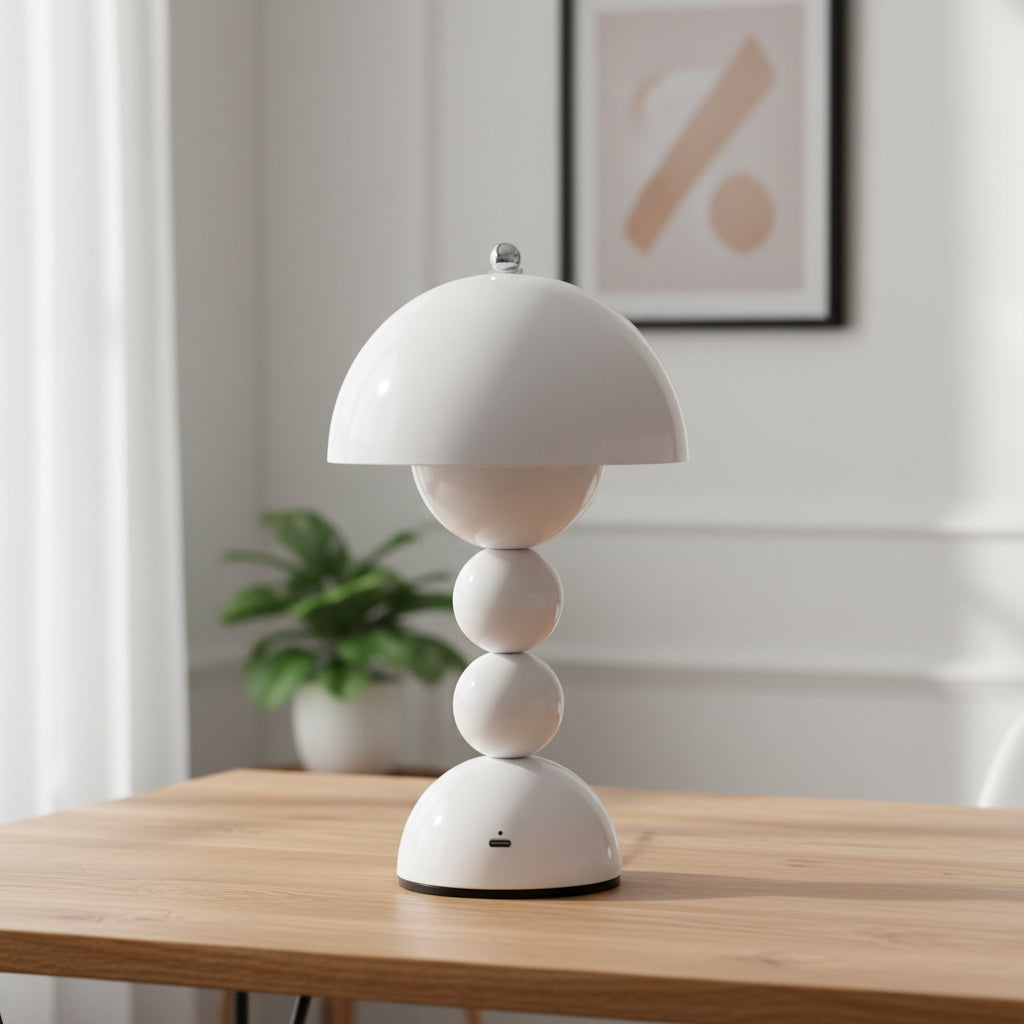Nordic Touch LED Table Lamp 3-Color Dimming 16 X 16 X H28 cm