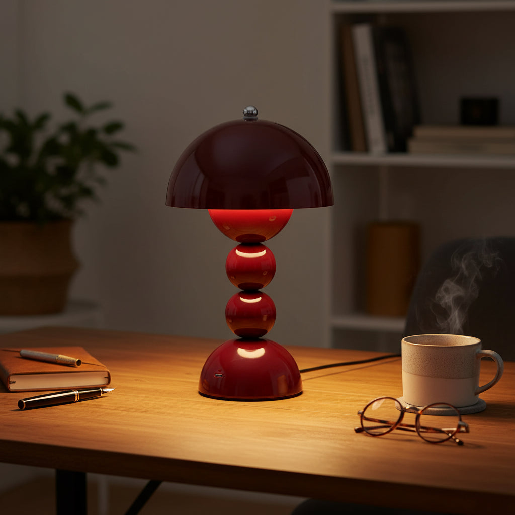 Nordic Touch LED Table Lamp 3-Color Dimming 16 X 16 X H28 cm